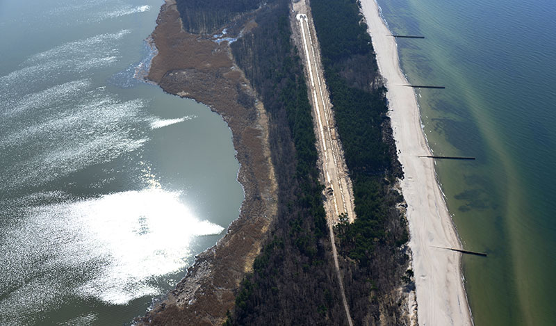 Budowa Ostróg Falochronowych W Darłowie